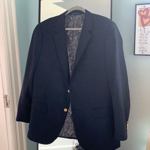 navy suit jacket